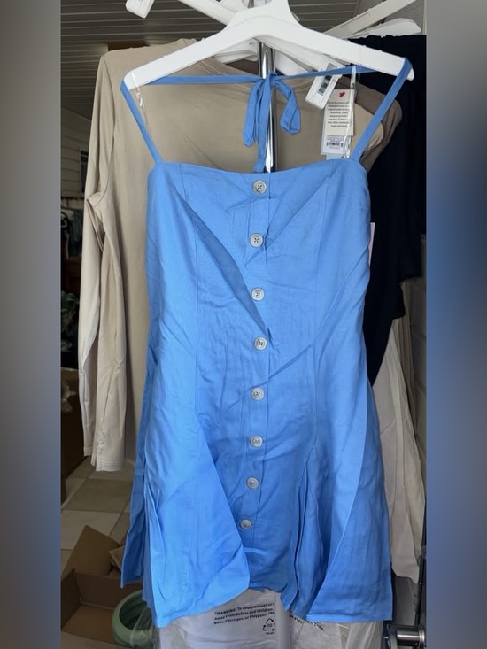 wild fable Dresses & Skirts - 5/$10 wild fable Light Blue Button-Front Sundress
